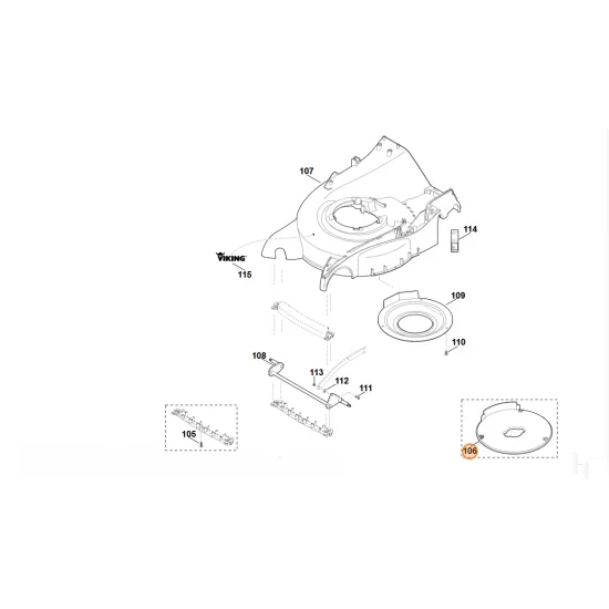 Stihl  Pokrywa 6375 706 0755